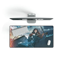 Load image into Gallery viewer, Anime Girl Playing Guitar Art Mouse Pad (Desk Mat)
