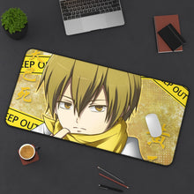 Load image into Gallery viewer, Durarara!! Masaomi Kida Mouse Pad (Desk Mat) On Desk
