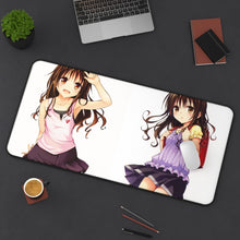 Load image into Gallery viewer, To Love-Ru Mouse Pad (Desk Mat) On Desk
