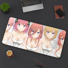 Load image into Gallery viewer, The Quintessential Quintuplets Miku Nakano, Itsuki Nakano, Nino Nakano, Yotsuba Nakano, Ichika Nakano Mouse Pad (Desk Mat) On Desk
