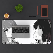 Load image into Gallery viewer, Kuzu No Honkai Hanabi Yasuraoka, Sanae Ebato Mouse Pad (Desk Mat) With Laptop

