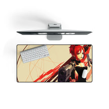 Load image into Gallery viewer, Gun Girl Mouse Pad (Desk Mat) On Desk
