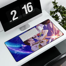Load image into Gallery viewer, Your Name. Mouse Pad (Desk Mat) With Laptop
