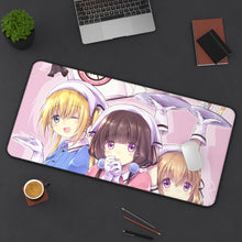 Load image into Gallery viewer, Blend S Maika Sakuranomiya, Kaho Hinata, Mafuyu Hoshikawa Mouse Pad (Desk Mat) On Desk

