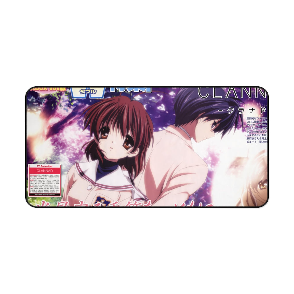 Clannad Tomoya Okazaki, Nagisa Furukawa Mouse Pad (Desk Mat)