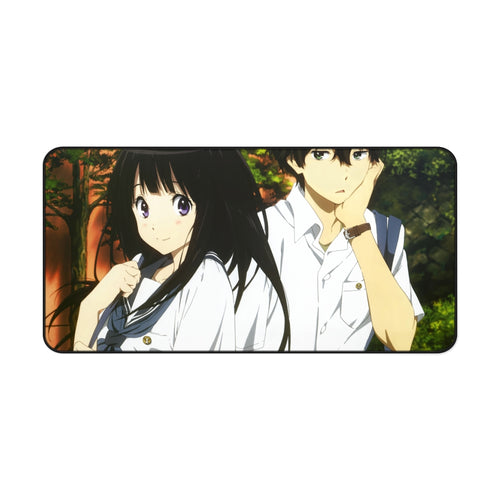 Eru Chitanda  Hōtarō Oreki Faces Mouse Pad (Desk Mat)