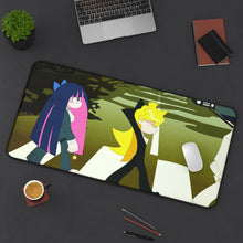 Load image into Gallery viewer, Panty &amp; Stocking with Garterbelt Stocking Anarchy, Panty Anarchy, Garterbelt, Panty Stocking With Garterbelt Mouse Pad (Desk Mat) On Desk
