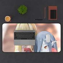 Load image into Gallery viewer, Is It Wrong To Try To Pick Up Girls In A Dungeon? Mouse Pad (Desk Mat) With Laptop

