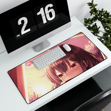 Load image into Gallery viewer, Anime Girl Mouse Pad (Desk Mat) With Laptop
