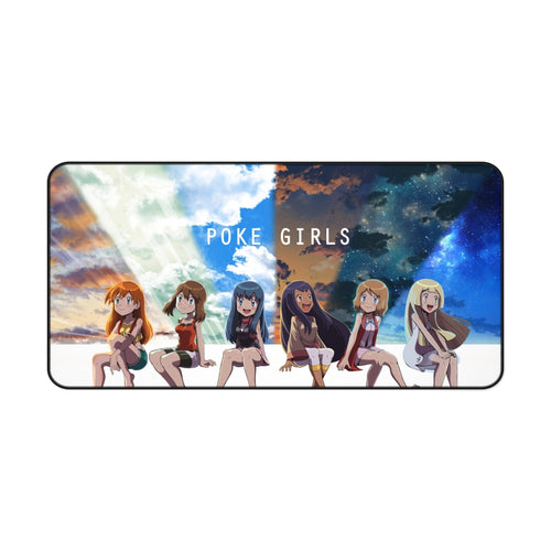Poke Girls Mouse Pad (Desk Mat)