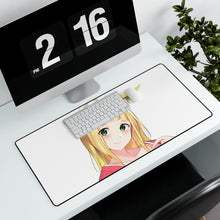 Load image into Gallery viewer, Is It Wrong to Try to Pick Up Girls in a Dungeon? Mouse Pad (Desk Mat) With Laptop
