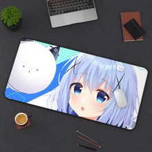 Load image into Gallery viewer, Is The Order A Rabbit? Mouse Pad (Desk Mat) On Desk
