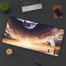 Load image into Gallery viewer, Anime Sci Fi Mouse Pad (Desk Mat) On Desk
