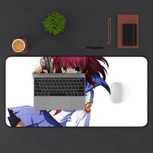 Load image into Gallery viewer, Angel Beats! Yuri Nakamura Mouse Pad (Desk Mat) With Laptop
