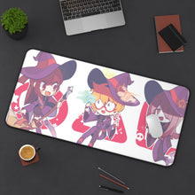Load image into Gallery viewer, Little Witch Academia Atsuko Kagari, Sucy Manbavaran, Computer Keyboard Pad, Lotte Yanson Mouse Pad (Desk Mat) On Desk
