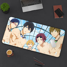 Load image into Gallery viewer, Free! Rin Matsuoka, Makoto Tachibana, Haruka Nanase, Nagisa Hazuki Mouse Pad (Desk Mat) On Desk
