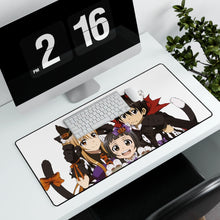 Load image into Gallery viewer, Asuna, Kirito and Yui Mouse Pad (Desk Mat) With Laptop
