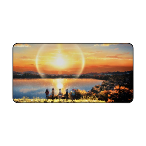 Laid-Back Camp by Mouse Pad (Desk Mat)