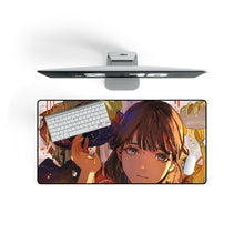 Load image into Gallery viewer, Anime Girl Mouse Pad (Desk Mat) On Desk
