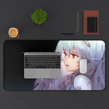 Load image into Gallery viewer, Neon Genesis Evangelion Rei Ayanami Mouse Pad (Desk Mat) With Laptop
