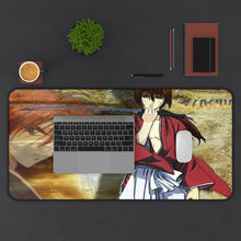 Load image into Gallery viewer, Rurouni Kenshin Mouse Pad (Desk Mat) With Laptop
