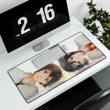 Load image into Gallery viewer, Your Name. Mouse Pad (Desk Mat) With Laptop
