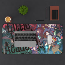 Load image into Gallery viewer, Little Witch Academia Atsuko Kagari, Sucy Manbavaran, Diana Cavendish, Amanda O&#39;neill, Computer Keyboard Pad Mouse Pad (Desk Mat) With Laptop
