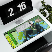 Load image into Gallery viewer, Tsuyu Asui Mouse Pad (Desk Mat) With Laptop
