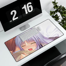 Load image into Gallery viewer, Angel Beats! Kanade Tachibana, Yuzuru Otonashi Mouse Pad (Desk Mat) With Laptop
