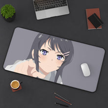 Load image into Gallery viewer, Rascal Does Not Dream Of Bunny Girl Senpai Mouse Pad (Desk Mat) On Desk
