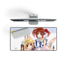 Load image into Gallery viewer, Magical Girl Lyrical Nanoha Mouse Pad (Desk Mat) On Desk

