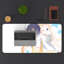 Load image into Gallery viewer, Love, Chunibyo &amp; Other Delusions Rikka Takanashi, Sanae Dekomori Mouse Pad (Desk Mat) With Laptop
