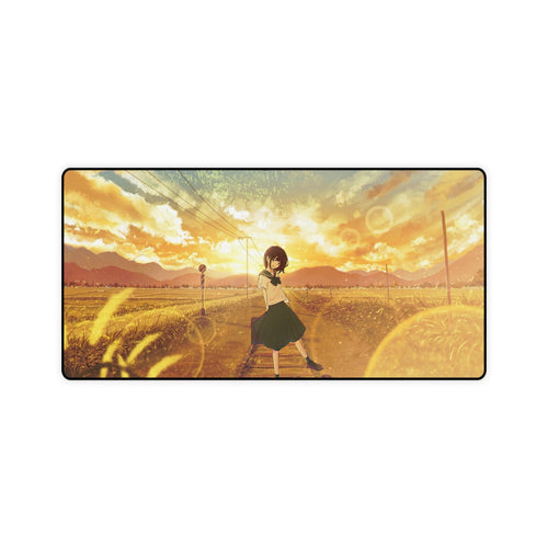 Anime Girl Mouse Pad (Desk Mat)