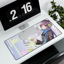 Load image into Gallery viewer, Anime Girl Mouse Pad (Desk Mat) With Laptop
