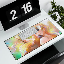 Load image into Gallery viewer, Kaori Miyazono Mouse Pad (Desk Mat) With Laptop
