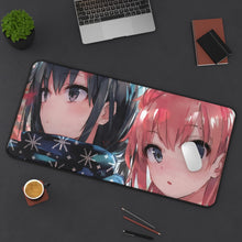 Load image into Gallery viewer, Yukino Yukinoshita, Yui Yuigahama Mouse Pad (Desk Mat) On Desk
