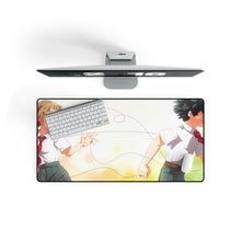 Load image into Gallery viewer, Ochako and Izuku Mouse Pad (Desk Mat) On Desk
