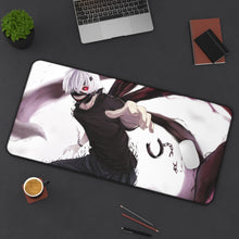 Load image into Gallery viewer, Tokyo Ghoul Ken Kaneki Mouse Pad (Desk Mat) On Desk
