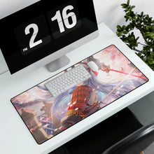 Load image into Gallery viewer, Anime, Girl, Warrior, Samurai, Fantasy, Mouse Pad (Desk Mat)
