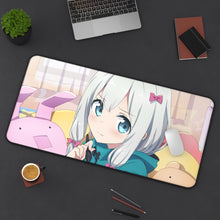 Load image into Gallery viewer, EroManga-Sensei Mouse Pad (Desk Mat) On Desk
