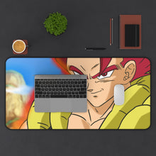 Load image into Gallery viewer, Dragon Ball Super Gogeta SSJ God Mouse Pad (Desk Mat) With Laptop
