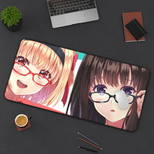 Load image into Gallery viewer, Lycoris Recoil Takina Inoue, Chisato Nishikigi Mouse Pad (Desk Mat) On Desk
