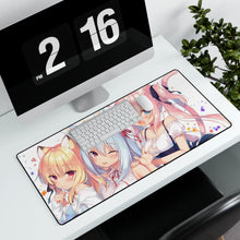 Load image into Gallery viewer, Anime Girl Mouse Pad (Desk Mat) With Laptop
