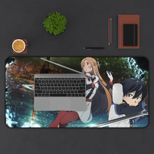 Load image into Gallery viewer, Asuna and Kirito (Sword Art Online) Mouse Pad (Desk Mat) With Laptop
