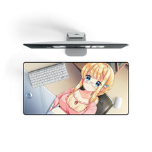 Load image into Gallery viewer, Anime Girl Mouse Pad (Desk Mat) On Desk
