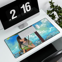 Load image into Gallery viewer, My Hero Academia Tsuyu Asui Mouse Pad (Desk Mat) With Laptop
