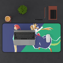 Load image into Gallery viewer, Kobayashi-san Chi no Maid Dragon Minimaist Mouse Pad (Desk Mat) With Laptop
