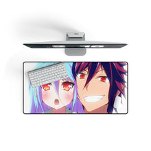 Load image into Gallery viewer, Sora and Shiro Mouse Pad (Desk Mat) On Desk
