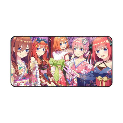 The Quintessential Quintuplets Miku Nakano, Itsuki Nakano, Nino Nakano, Yotsuba Nakano, Ichika Nakano Mouse Pad (Desk Mat)