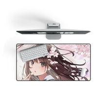 Load image into Gallery viewer, Anime Girl Mouse Pad (Desk Mat) On Desk
